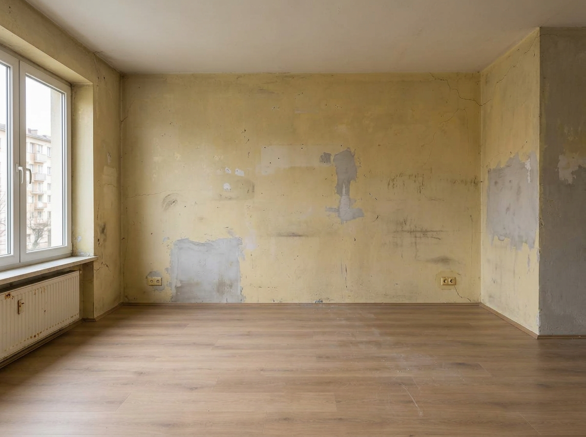 Modernes Wohnkonzept – vorher